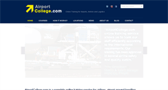 Desktop Screenshot of airportcollege.com