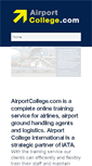 Mobile Screenshot of airportcollege.com