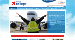 Desktop Screenshot of airportcollege.aero